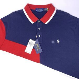 Polo Ralph Lauren Classic Fit Red, White & Blue Cotton Men's Polo Shirt Size‎ XL